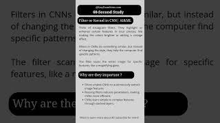 Filter or Kernel in CNN