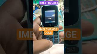 itel 2165 imei Change Code, itel 2165 imei repair code #shorts #imei