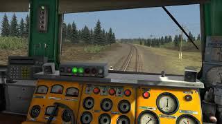 Движение по удалению. Train simulator 2020