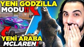 YENİ GODZILLA MODU EFSANE!! YENİ ARABA MCLAREN GELDİ!! | PUBG MOBILE