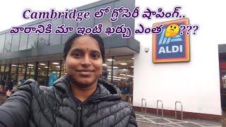 Aldi Shopping in Cambridge|| weekly grocery shopping || Siree Telugu Vlogs|| Telugu Vlogs in uk