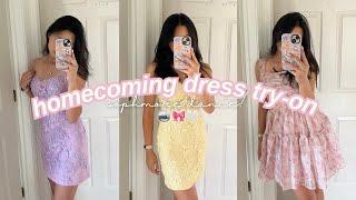 help me pick my homecoming dress!!  ft. zapaka