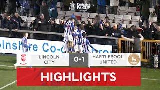 Own Goal Sends Pools Through! | Lincoln City 0-1 Hartlepool United | Emirates FA Cup 2021-22