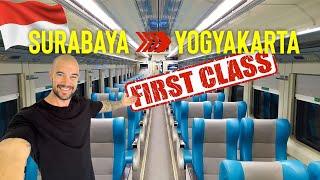 $23 FIRST CLASS train from Surabaya to Yogyakarta  East Java, Indonesia