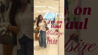 Zara Spring/Summer Haul | Midsize Petite Try-On (UK Size14/16) #curvyfashion #midsizefashion  #zara