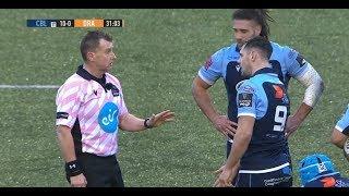 Nigel Owens - "listen to me please" [Cardiff vs Dragons '19]