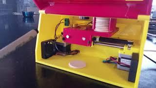 Nickelbot - A Wooden Nickel Laser Engraver