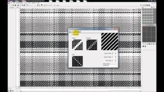 [Tutorial] how to create weave design with fashion & textile CAD SmartDesigner™_weave desig