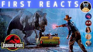 "T-Rex VS Raptor" JURASSIC PARK Movie Scene Reactions | JURASSIC PARK (1993) Reaction *First Reacts*