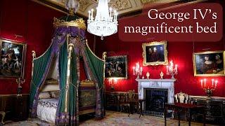 George IV's Bed in The King's Bedchamber At Windsor Castle