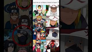 "Team 7's shocking Hokage trend!  #naruto #boruto #kakashi #minato  #anime #manga #team7 #hokage"