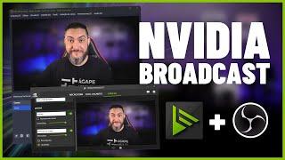 CÂMERA COM FUNDO DESFOCADO, CONTATO VISUAL E OUTROS 7 RECURSOS - Testando Nvidia Broadcast + OBS