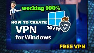 How to Free | VPN ON Windows 10/11  | 2024