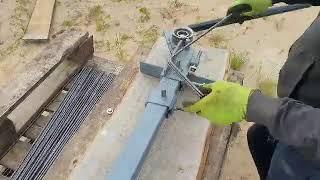 Самоделка. Homemade Strong Wire Bender. Ручной гибщик арматуры  . Armatūros lankstymo staklės