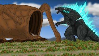 Sea Eater : Land Eater vs Evolved Godzilla  [ Titan battle Ep.04 ]