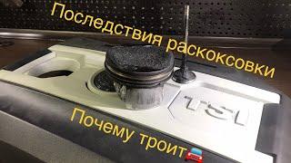 Разборка двигателя 1,8 TSI после раскоксовки . Сильно троит. #масложор #tsi #раскоксовка #обзор