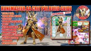 Ragnarok M Eternal Love | Runemaster AACrit PVE Build Guide | Mid-Tier +10/+12 Equipments | 60% Depo