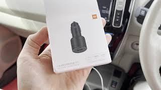 Автомобильное ЗУ Xiaomi CC07ZM с USB Type-C 100W Max мощности и MacBook Air 2015 г.