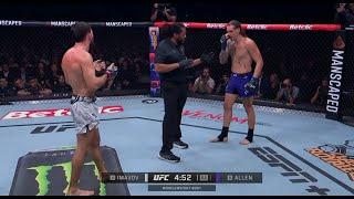 Full Fight : Nassourdine Imavov vs Brendan Allen UFC Paris 28/09/24