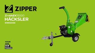 ZIPPER ZI-HAEK15000 - Häcksler / shredder (official ZIPPER)