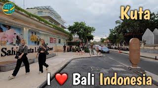  4K walk #indonesia | Bali starts here: Kuta Beach Road & Beachwalk Shopping Center #bali #kuta