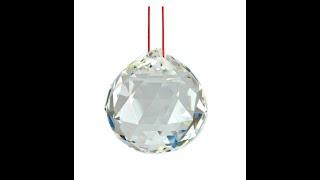 Crystal Hanging Crystal Prism Ball