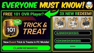 FREE 101 OVR Player, NEW TRICK or TREAT Event in FC Mobile | Mr. Believer