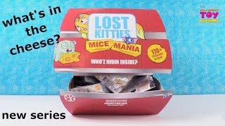 Lost Kitties Mice Mania Cheese Wheels Blind Bag Series 3 Toy Review | PSToyReviews