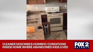 Michigan kids abandoned: Cleaner discusses horrific conditions inside home