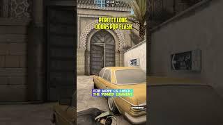CS GO Pro Tip: Perfect Pop Flash for taking Long Control on Dust 2 #CSGO #Shorts