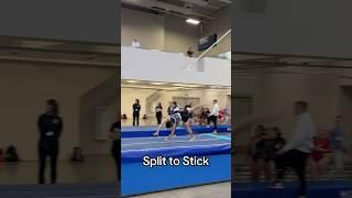 how do we feel about split legs?  #gymnastics #splits #gymnast #tumbling #competition #sports