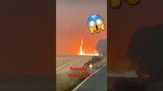 Fire tornado ️ #earthquake #fire #dangerous #tornado #turkey #shortsvideo