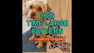 Making a custom dog scroll saw pattern