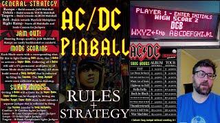 AC/DC Pinball Rules + Strategy Parts 1 & 2