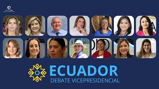 DEBATE VICEPRESIDENCIAL ECUADOR 2025 EN VIVO - ELECCIONES ECUADOR 2025