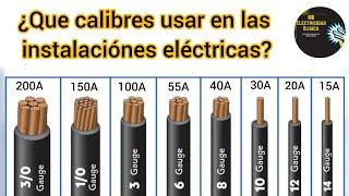 Que cables usar en las instalaciónes eléctricas.