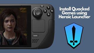 Install quack games using Heroic Games Launcher