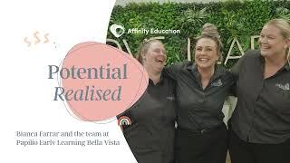 Potential Realised with Affinity Education Group & our Lifelong Learning Curriculum: Bianca Farrar