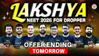 LAKSHYA NEET 2026 FOR CLASS 12TH STUDENTS | BY NEETX VEDANTU