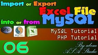 Import or Export Excel File into or from MySQL, 6, Create Excel File with Data, Excel PHP Tutorial