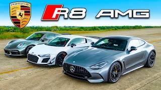 New AMG GT 63 v R8 GT v 911 Turbo: DRAG RACE