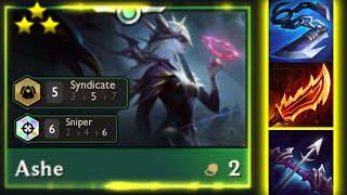 6 snipers 3 star Ashe ⭐⭐⭐ | TFT Set 6.5