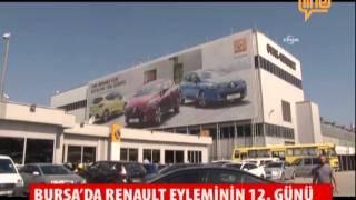 Bursa'da Renault Eyleminin 12. Günü   25 Mayıs 2015