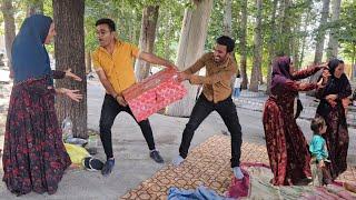 The story of Keyvan coming to look for his sister Zeinab and Asghar stopping him