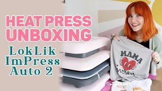 LokLik ImPress Auto 2 Heat Press Unboxing & Demonstration Review | #htvront