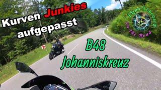  B48 Johanniskreuz 108 Kurven auf 18 km ein Traum für jeden Kurvenjunkie (Uncut)