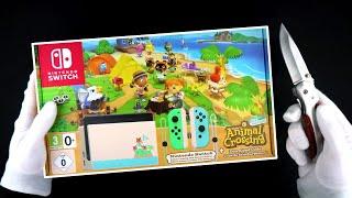 Nintendo Switch - Animal Crossing New Horizons Edition Unboxing | ASMR Unboxing