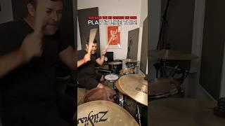 Hit those drums! I’m playing the same drum part, same drums, same mics, same everything