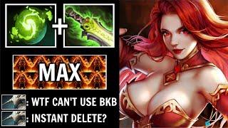 INSANE NUKE Magic Shotgun Lina Mid vs QoP Sven Instant Delete Enemy Heroes Most Imba Hero WTF Dota 2