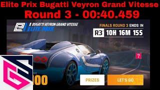 Asphalt 9 - Elite Prix Bugatti Veyron Grand Vitesse - Round 3 - 00:40.459